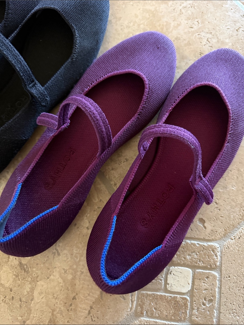 Set of three Rothy’s Mary Jane flats 8.5 - Picture 4 of 6